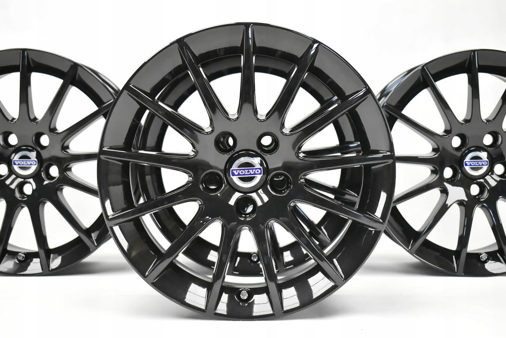 4x Alufelge 16 Zoll 7.5" 5x108 45ET Glanz Schwarz 9466832 Volvo V70 C70 FEL9672181178tz
