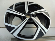 Laden Sie das Bild in den Galerie-Viewer, 1x Alufelge 18 Zoll 7.5&quot; 5x112 51ET Glanz Silber 5H0601025 Mg Golf Viii