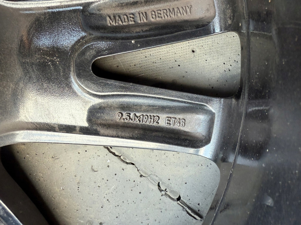1x Alufelge 19 Zoll 9.5" 5x112 48ET Glanz Silber A2124014902 Mercedes-Benz W212 FEL7295290711jh