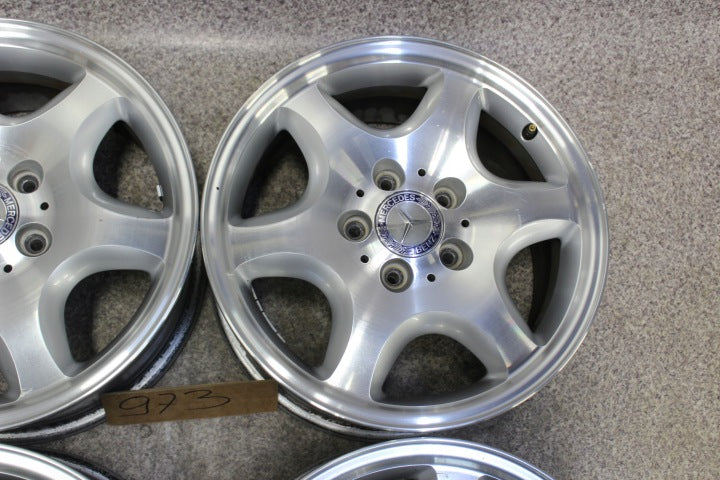 4x Alufelge 16 Zoll 7.0" 5x112 37ET Glanz Silber A1704011102 Mercedes-Benz Slk FEL9100786246mu