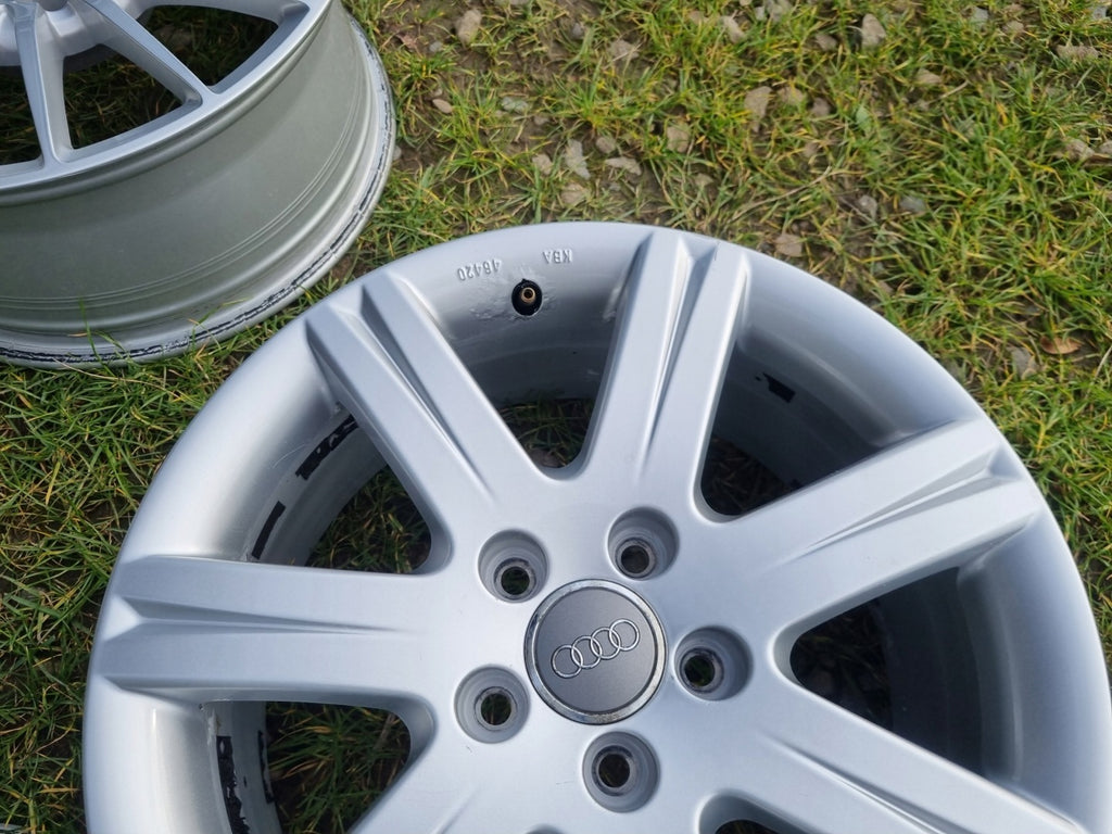 4x Alufelge 17 Zoll 7.0" 5x112 47ET Glanz Silber Audi Tt Rim Wheel FEL2404622465jp