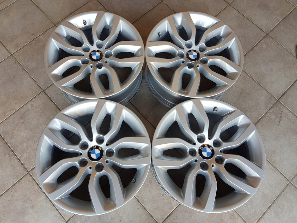 4x Alufelge 17 Zoll 7.5" 5x120 32ET Glanz Silber 6787576 BMW X4 F26 X3 F25 FEL8765526781zb