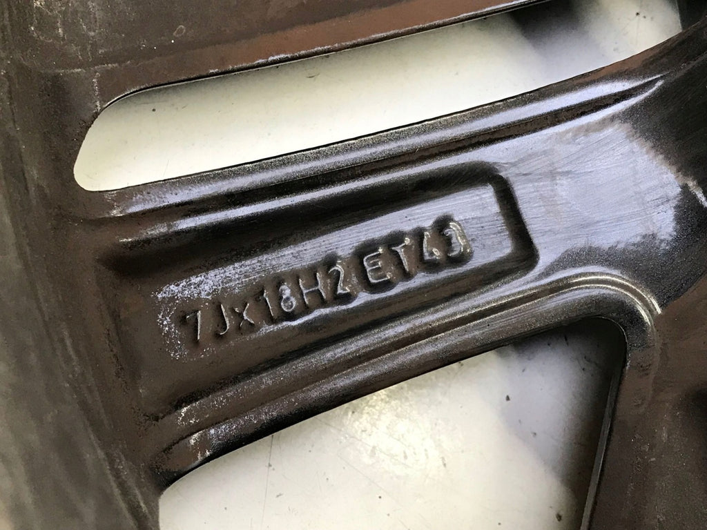 1x Alufelge 18 Zoll 7.0" 5x112 43ET Glanz Schwarz 5FJ601025C Seat Tarraco FEL8206547159jb