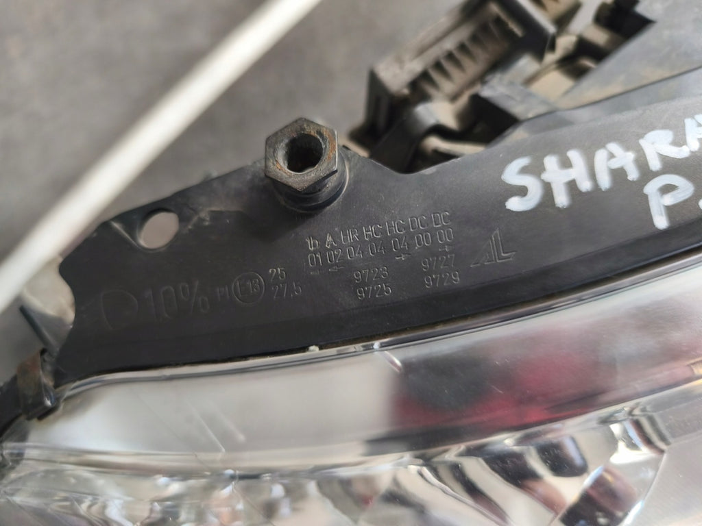 Frontscheinwerfer VW Sharan 7M3941016S 1305239195 Rechts Scheinwerfer Headlight SCH5807329600xe