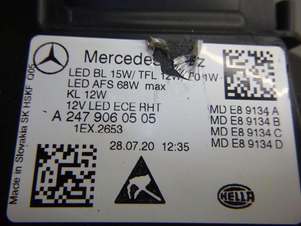 Frontscheinwerfer Mercedes-Benz A2479060505 LED Links Scheinwerfer Headlight