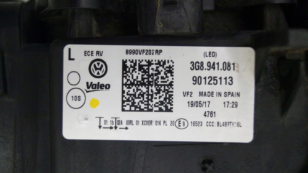 Frontscheinwerfer VW Arteon 3G894108189 LED Links Scheinwerfer Headlight SCH1759670817sc