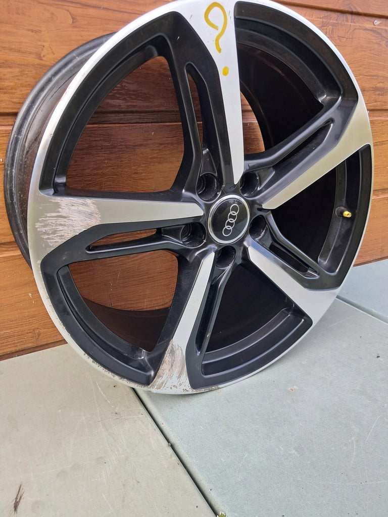 1x Alufelge 19 Zoll 9.0" 5x112 52ET Glanz Schwarz 8S0601025T Audi Tt Rim Wheel FEL9722340108fl
