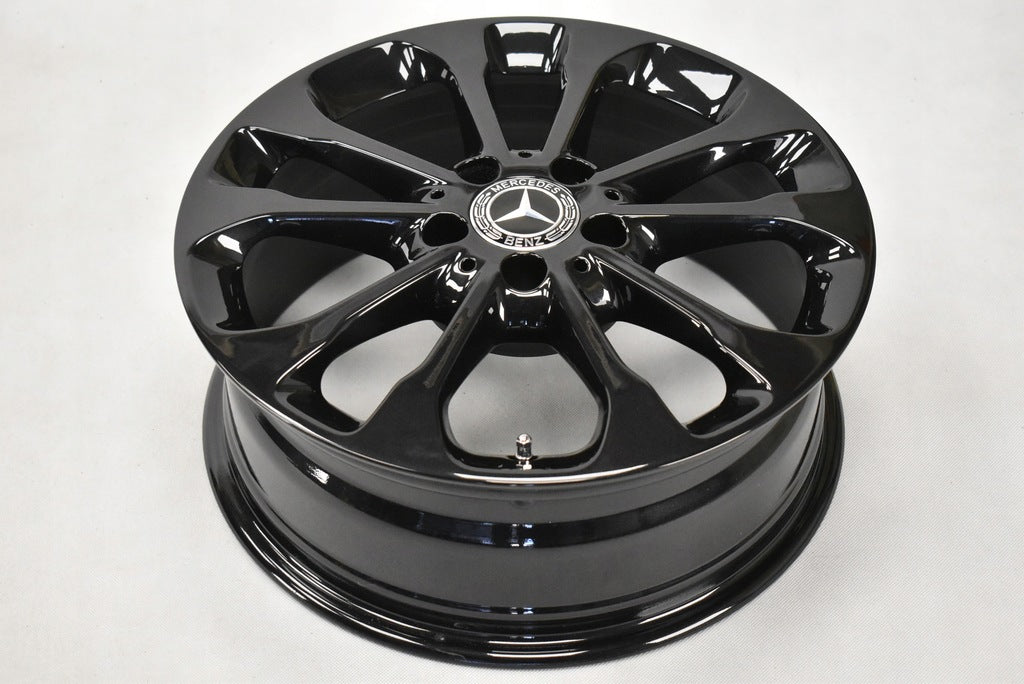 4x Alufelge 17 Zoll 6.5" 5x112 38ET Glanz Schwarz A1564011700 Mercedes-Benz X156 FEL4813699281nw