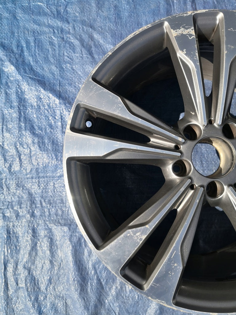 1x Alufelge 19 Zoll 9.5" 5x112 48ET Glanz Grau A2184012602 Mercedes-Benz Cls FEL7154831704aw