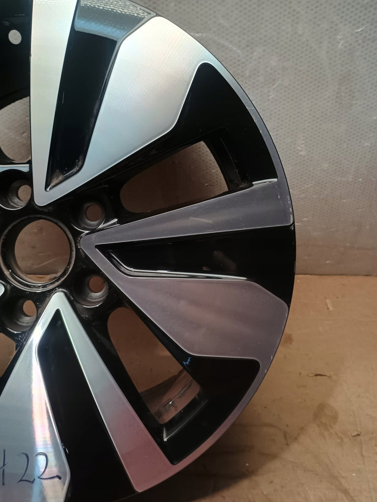 1x Alufelge 16 Zoll 7.0" 5x112 48ET Glanz Schwarz 5H0601025AG VW I Rim Wheel FEL1784728307hj