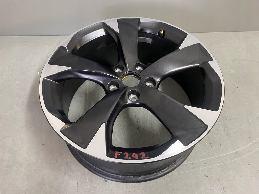 1x Alufelge 18 Zoll 7.5" 5x112 46ET Glanz Schwarz 5FA601025 Seat Leon Rim Wheel