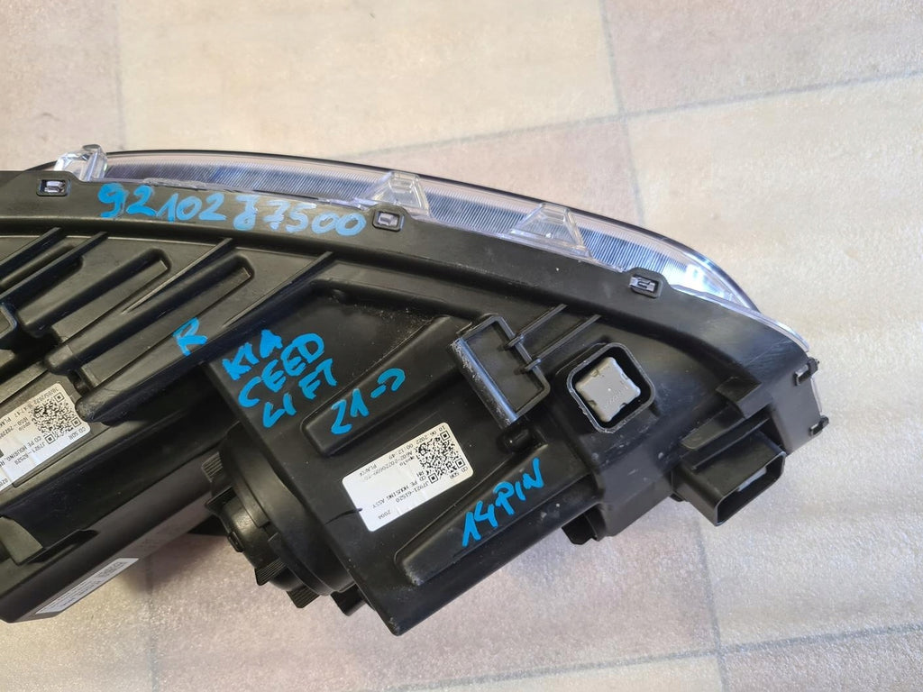 Frontscheinwerfer Kia Ceed 92102J7500 Rechts Scheinwerfer Headlight