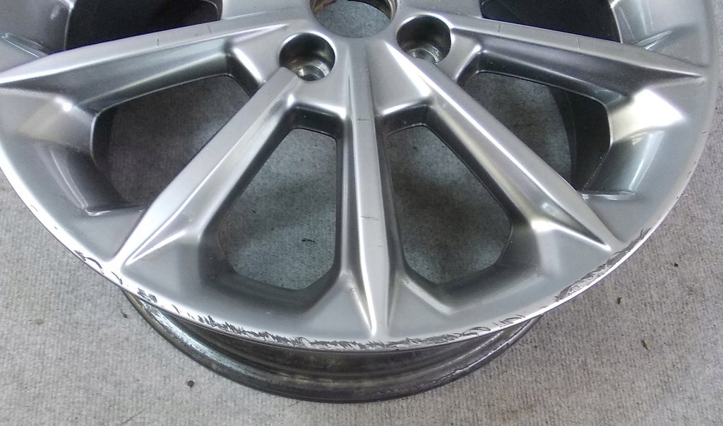 1x Alufelge 17 Zoll 7.0" 4x108 47,5ET Glanz Silber H1BC-1007-D1A Ford Fiesta