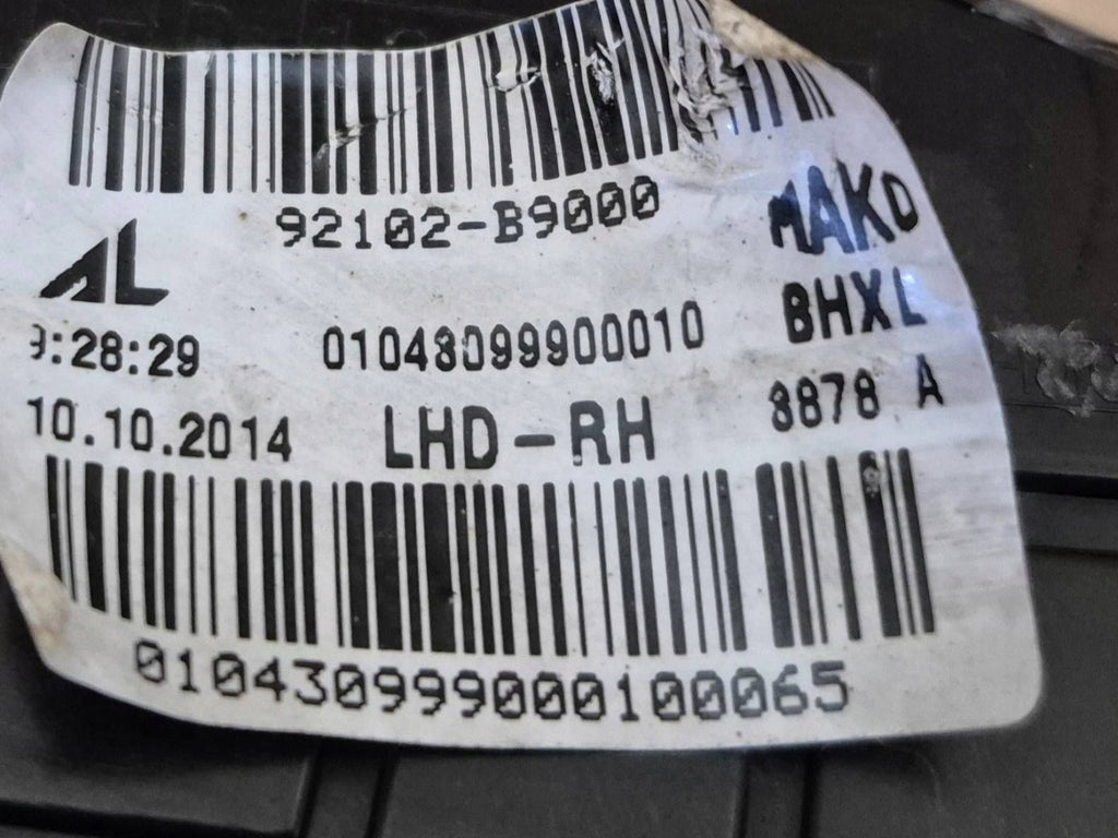 Frontscheinwerfer Hyundai I10 92102-B9000 Rechts Scheinwerfer Headlight SCH3551565741om