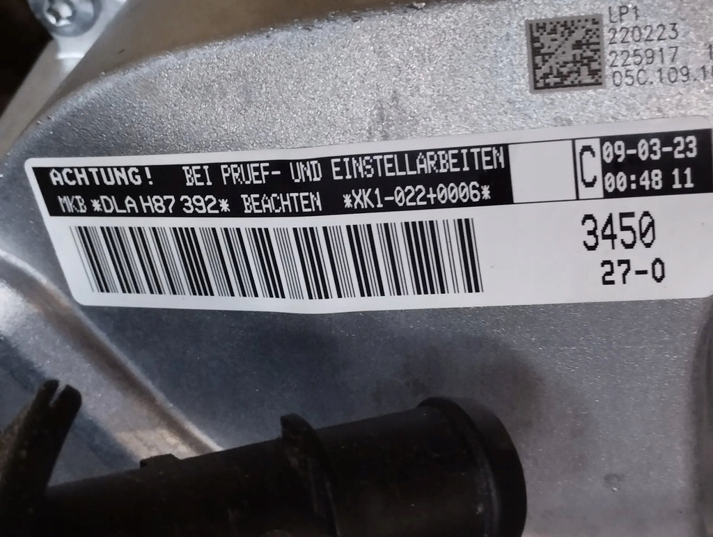 Motor VW Polo DLAH 1.0 TSI 2023 Benzin Engine Unkomplett