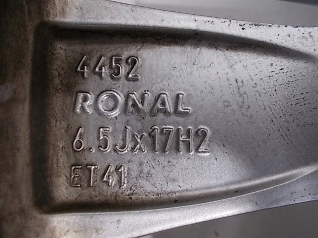 1x Alufelge 17 Zoll 6.5" 5x112 41ET Glanz Silber 3V0601025BH Skoda Superb FEL7484295933vq