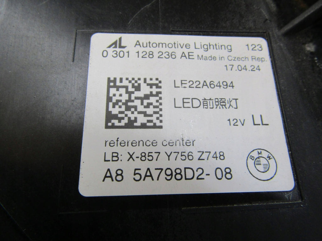 Frontscheinwerfer BMW 5 5A798D2 LED Rechts Scheinwerfer Headlight SCH2104543123qw