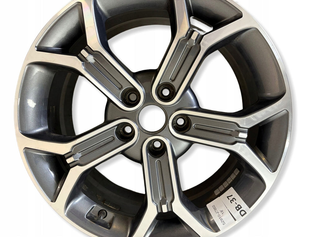 1x Alufelge 18 Zoll 7.5" 5x114.3 45ET Glanz Grau 52910J7850 Kia I Rim Wheel FEL8239480871ca