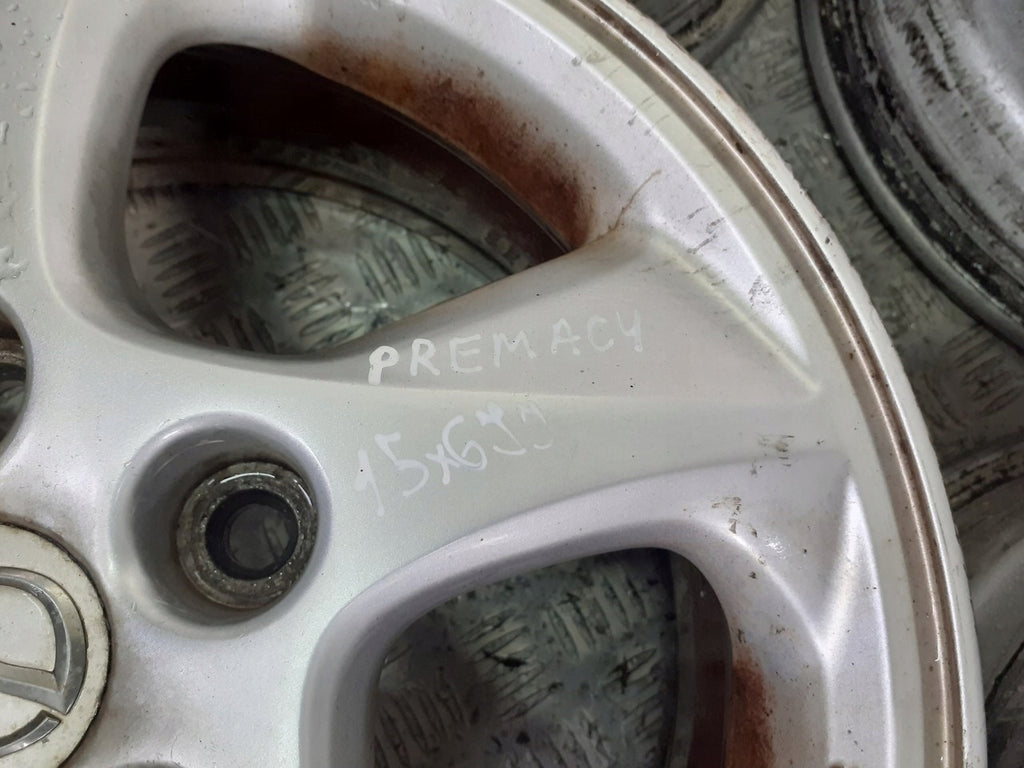 4x Alufelge 15 Zoll 6.0" 5x114.3 Mazda Premacy Rim Wheel FEL4302101653eg