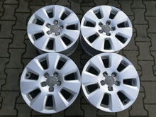 Load image into Gallery viewer, 4x Alufelge 16 Zoll 7.5&quot; 5x112 37ET Glanz Silber Audi A6 C7 B8 Rim Wheel