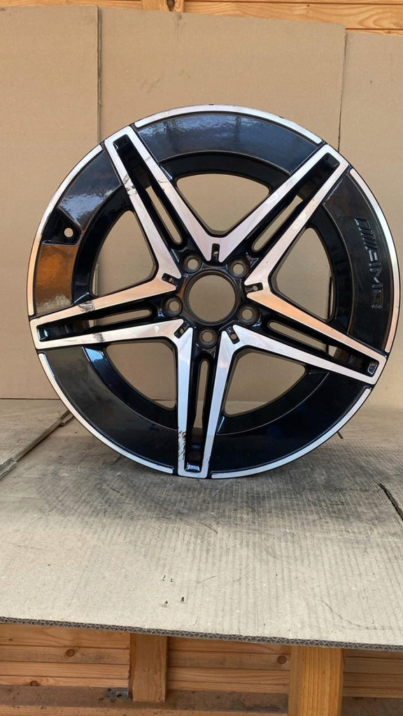 1x Alufelge 18 Zoll 8.5" 5x112 52ET Glanz Schwarz A2064011800 Mercedes-Benz W206 FEL3698748949nb