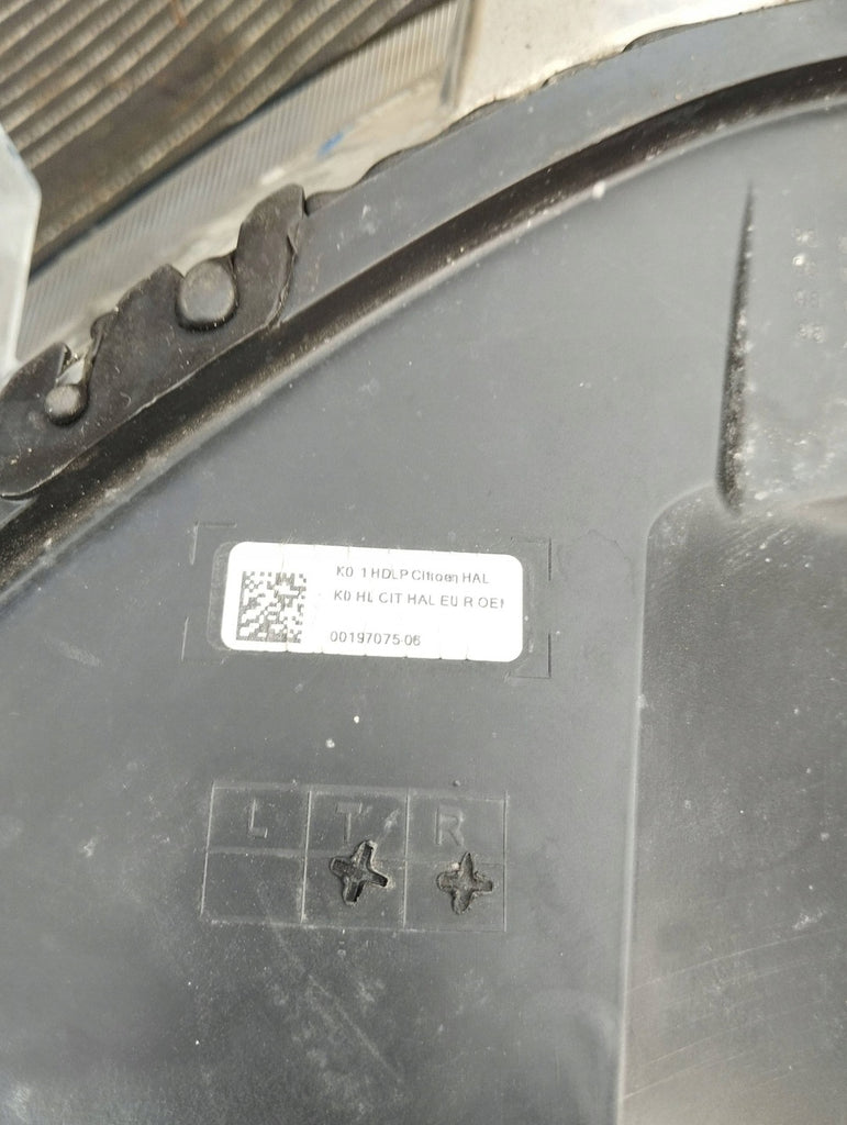 Frontscheinwerfer Citroën Jumpy 19707506 9808567000 Rechts Headlight