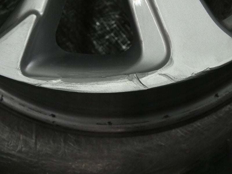 1x Alufelge 16 Zoll 6.5" 5x114.3 45ET Glanz Silber Toyota Rim Wheel