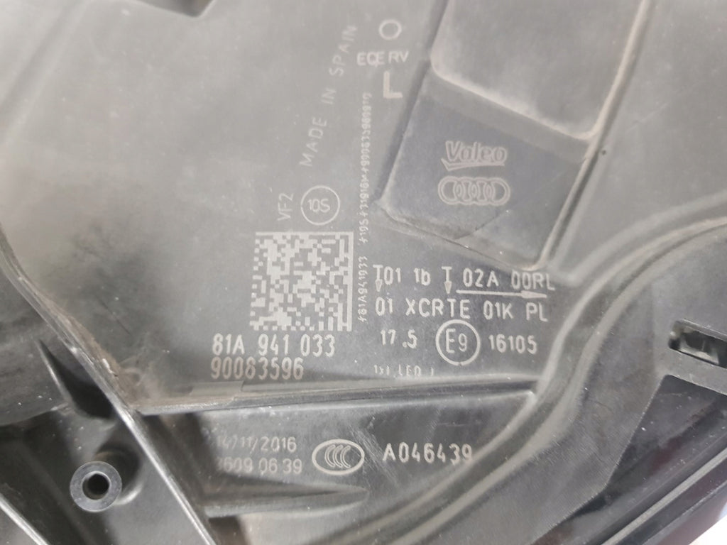 Frontscheinwerfer Audi Q2 81A941033 Full LED Ein Stück (Rechts oder Links)