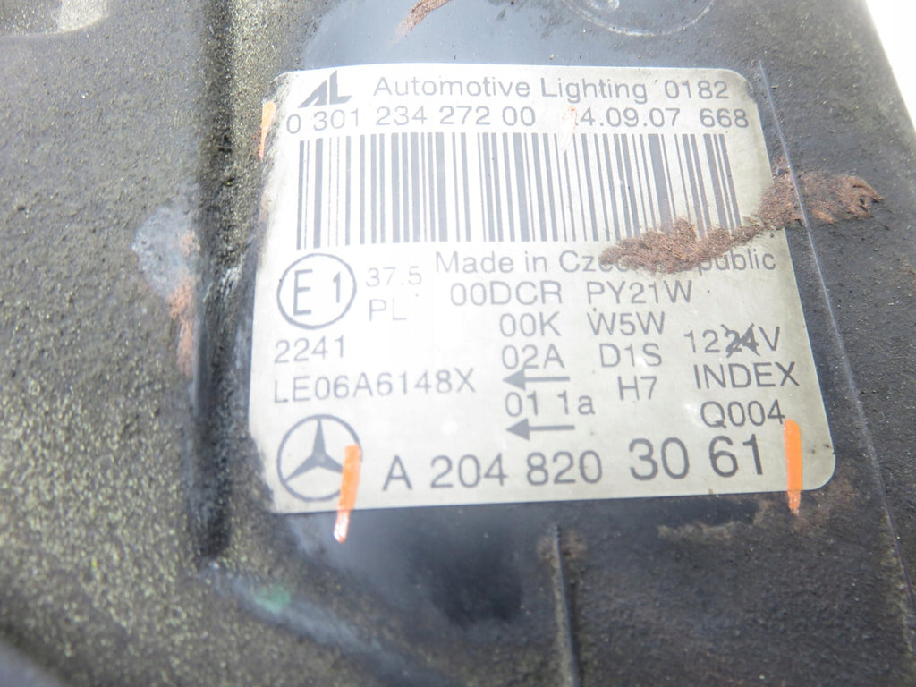 Frontscheinwerfer Mercedes-Benz W204 A2048203061 Rechts Scheinwerfer Headlight SCH9015232198im