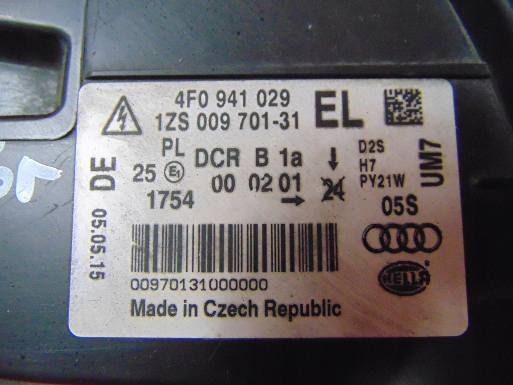 Frontscheinwerfer Audi A6 C6 Quattro 4F0941029EL 5DV008290-00 Xenon Links