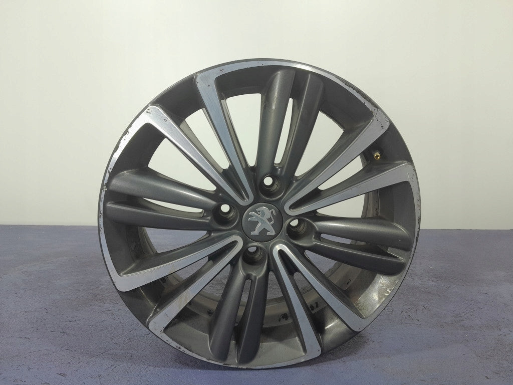1x Alufelge 16 Zoll 6.0" 4x108 27ET Glanz 9677100677 Peugeot I Rim Wheel FEL9346101177jj