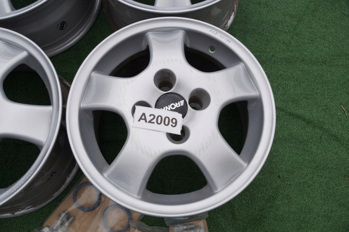 4x Alufelge 15 Zoll 7.0" 4x100 37ET Matt Silber 7R5704Q3 Opel Corsa E D FEL9886862997ei