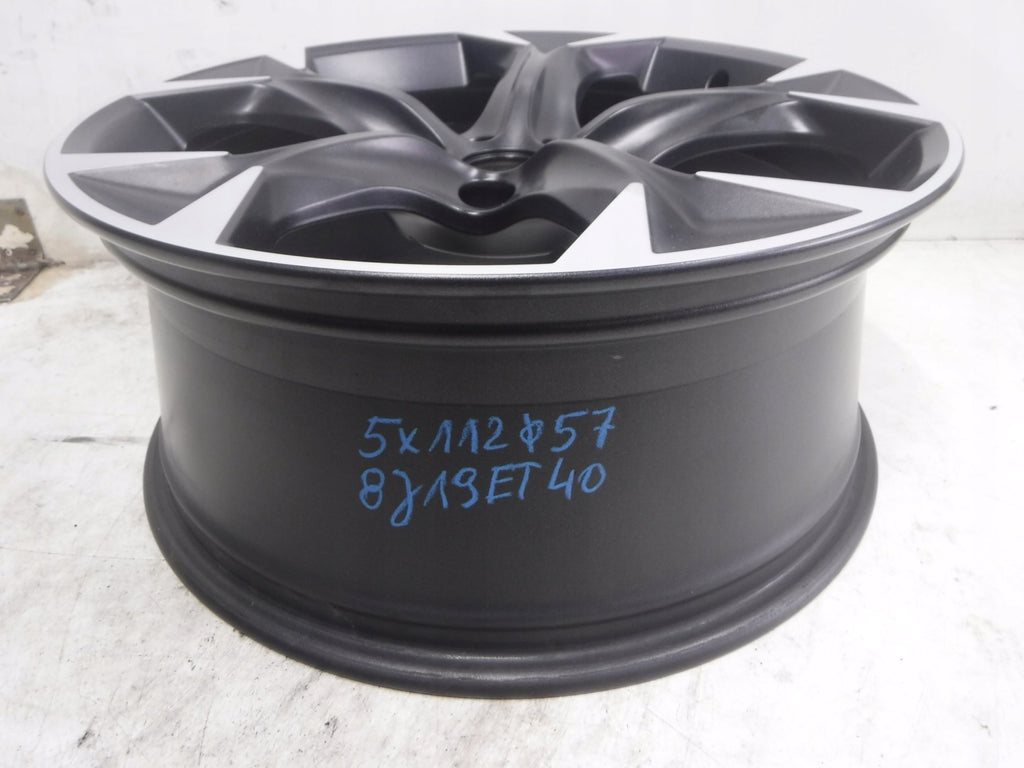 1x Alufelge 19 Zoll 8.0" 5x112 40ET Schwarz 5FF601025E Cupra Formentor Rim Wheel FEL3296028078eu