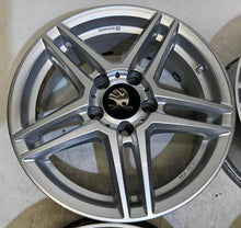 Load image into Gallery viewer, 4x Alufelge 16 Zoll 6.5" 5x112 38ET Glanz Silber KBA52323 Rim Wheel FEL6269339980bc