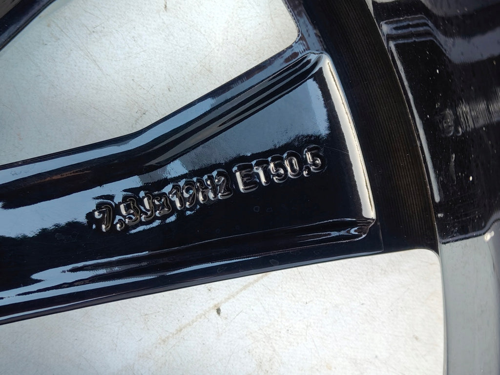 1x Alufelge 19 Zoll 7.5" 5x108 50 5ET Glanz Schwarz 32358566 Volvo Xc60 Ii FEL3686881160ud