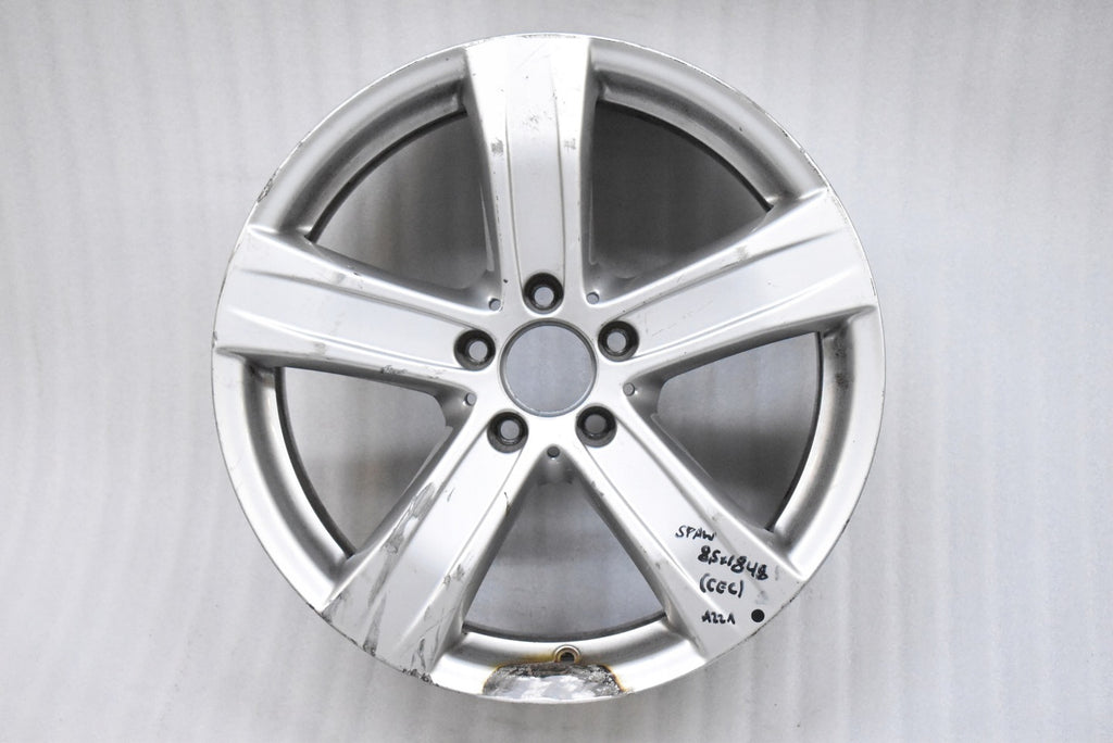 1x Alufelge 18 Zoll 8.5" 5x112 48ET Glanz Silber A2214015102 Mercedes-Benz W221