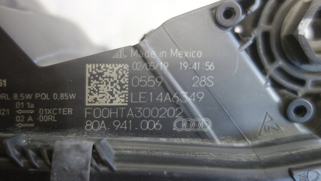 Frontscheinwerfer Audi Q5 80A941006 LED Ein Stück (Rechts oder Links) Headlight