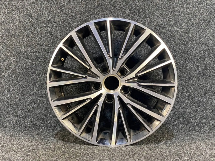 1x Alufelge 17 Zoll 6.5" 5x112 52ET Glanz Schwarz 5TA601025E VW Touran Rim Wheel FEL2204461993tz