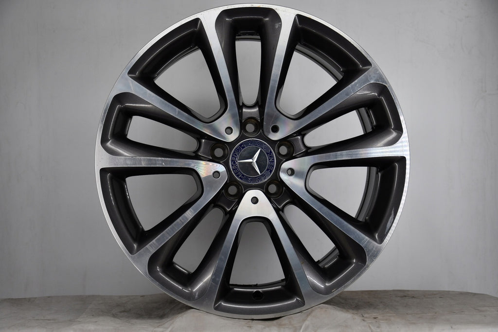 4x Alufelge 18 Zoll 9.0" 5x112 53ET Glanz A2134010400 Mercedes-Benz Mg Rim Wheel