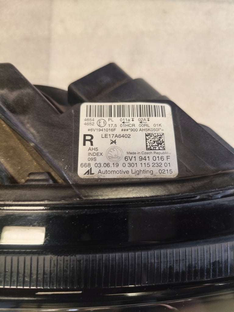 Frontscheinwerfer Skoda Fabia III 6V1941016F LED Rechts Scheinwerfer Headlight SCH4507351016dw