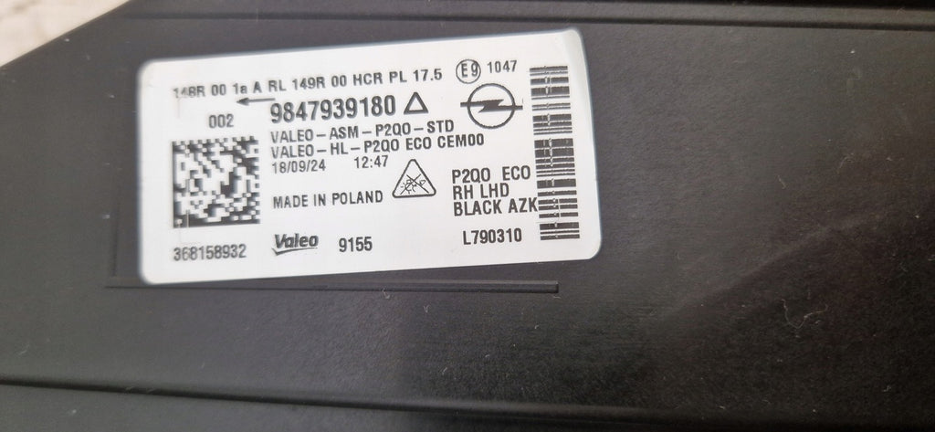 Frontscheinwerfer Opel Mokka 9834008280 9847939180 LED Rechts oder Links SCH3591171133wm