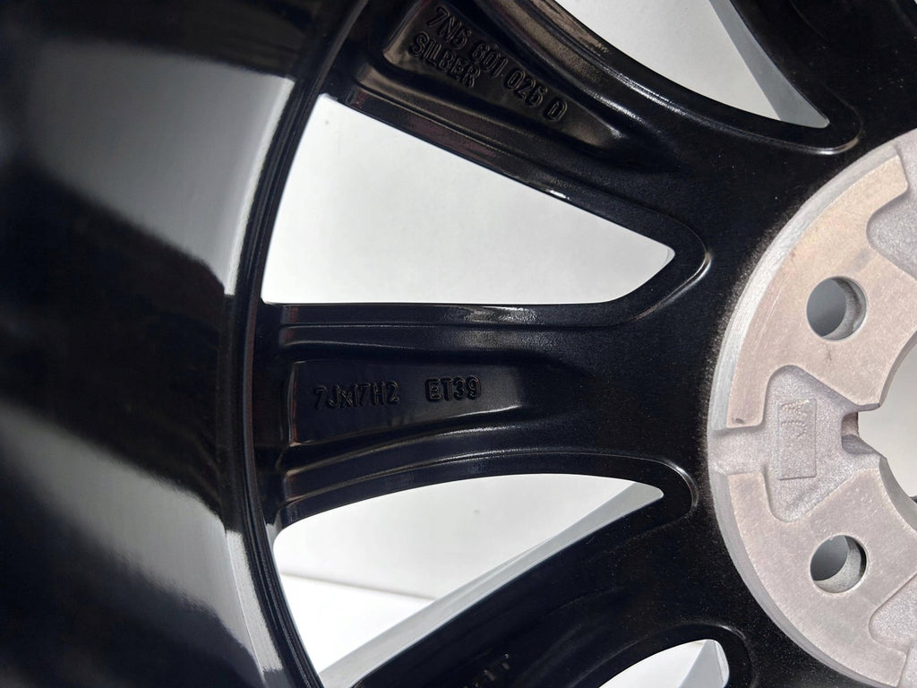 1x Alufelge 17 Zoll 7.0" 5x112 39ET Glanz Silber 7N5601025 Seat Alhambra FEL8527572265uf
