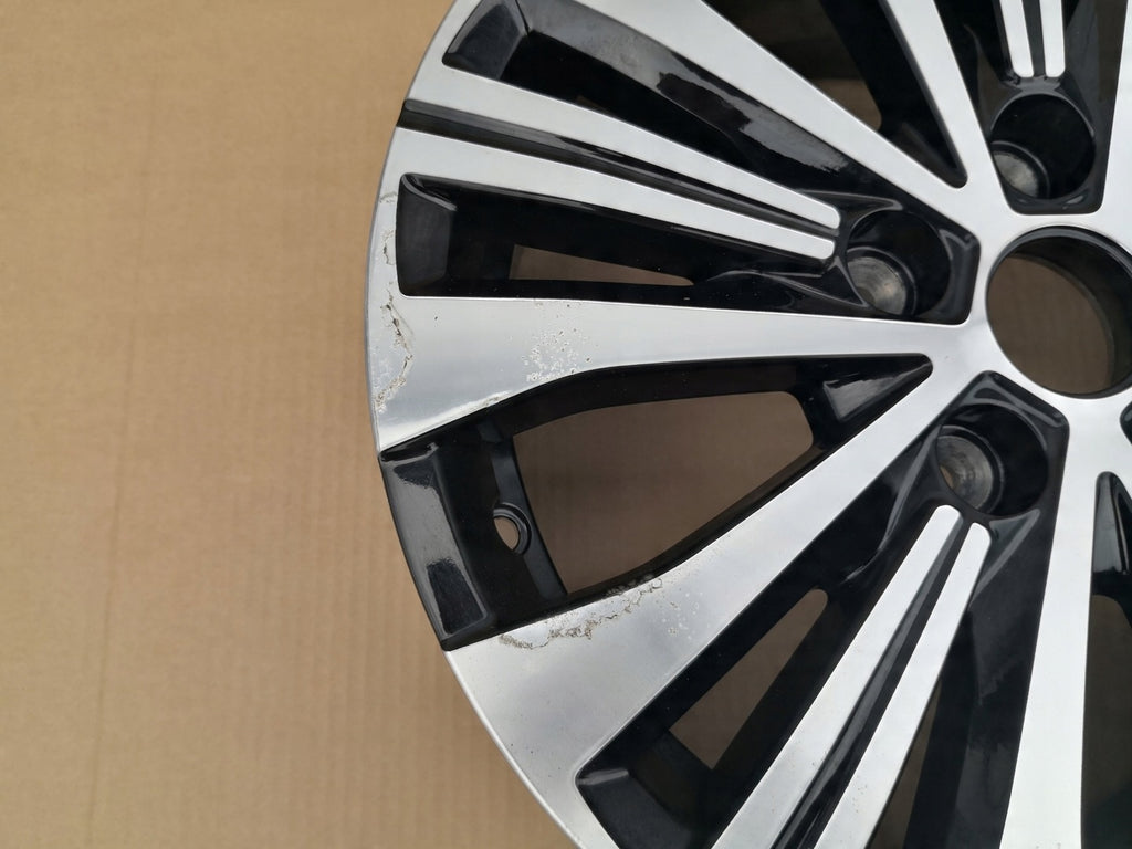 1x Alufelge 16 Zoll 6.5" 5x114.3 44ET Glanz Schwarz 403003206R Renault Zoe