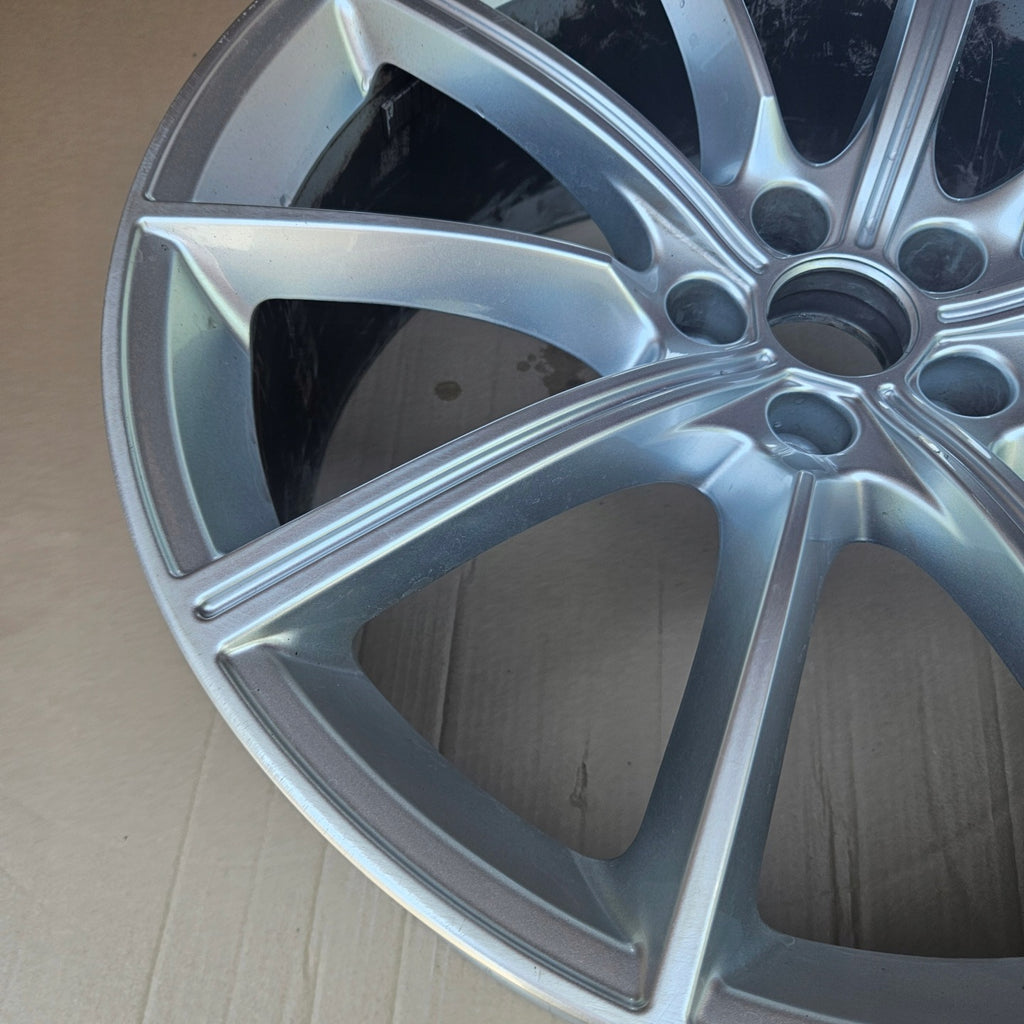 1x Alufelge 21 Zoll 8.5" 5x112 19ET Glanz Silber 4K0601025AA Audi Rim Wheel FEL7665801136pr