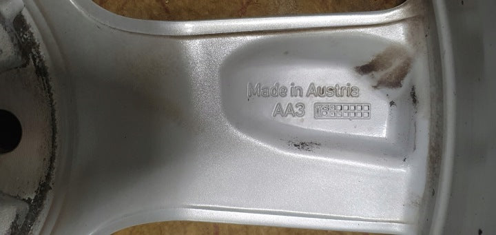 1x Alufelge 19 Zoll 8.0" 5x112 39ET Glanz Silber 8R0601025BA Audi Q5 Rim Wheel FEL5799381162iu