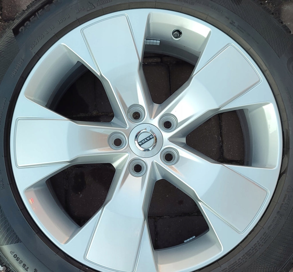 4x Alufelge 18 Zoll 7.5" 5x108 50 5ET Glanz Silber 31471553 Volvo Xc40 Rim Wheel FEL1351582615km