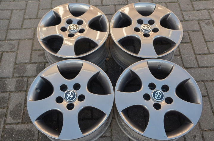 4x Alufelge 16 Zoll 6.5" 5x114.3 40ET Nissan I Z Avensis Verso Rim Wheel FEL5936606702mw