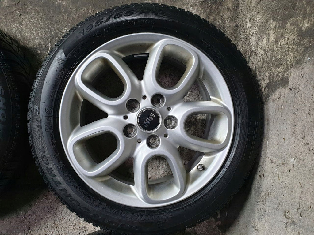 4x Alufelge 16 Zoll 6.5" 5x112 54ET Silber Audi Mini I Rim Wheel FEL9842032922in