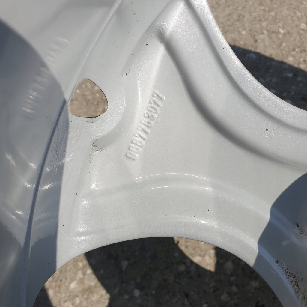 1x Alufelge 16 Zoll 6.0" 4x108 22ET Glanz Silber 9687753077 Citroën Rim Wheel FEL5319187469dh