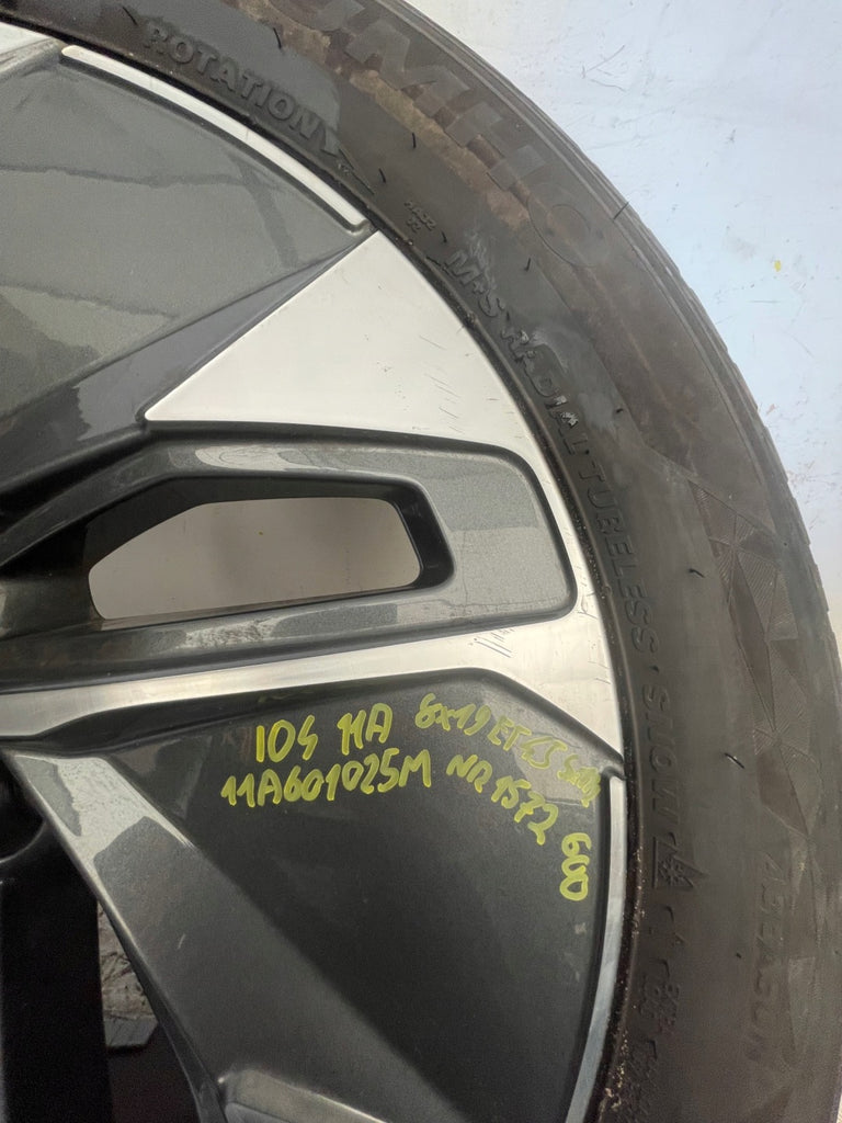 1x Alufelge 19 Zoll 8.0" 5x112 45ET Glanz Grau 11A601025M Mg I Rim Wheel FEL2337112639iu